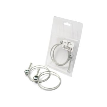 Schlauchschelle, Min Ø64mm, Max Ø72mm. 2Stück Agripak.