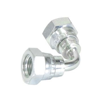 Nippel 1/4\"BSP 90*SWEPT F-F