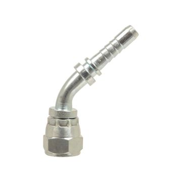 JIC 37° Raccord poussé 1/4'' x 1/2 Pivot 45