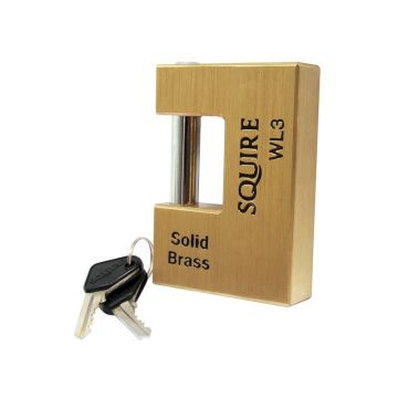 Squire Warehouse Padlock - Brass (Security rating: 5)