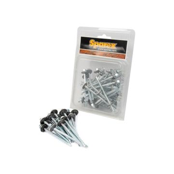 Zelfborende plaatschroeven (Din 963) 50stuks Agripak