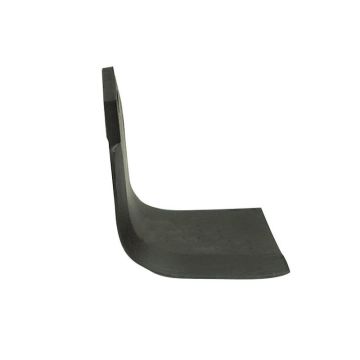 Freesmes Vierkant Rechts 100x10mm Hoogte: 202mm. Gat afstand: 76mm. Gat Ø: 16.5mm. Vervanging voor Horsch, Howard