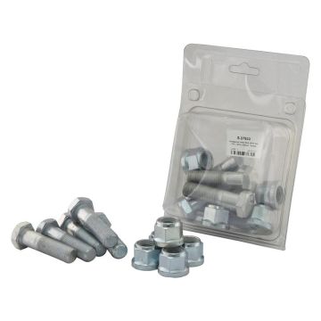 Hex Head Bolt & Nut - M16 x 60mm, Treksterkte 12.9, (5stuks Agripak)