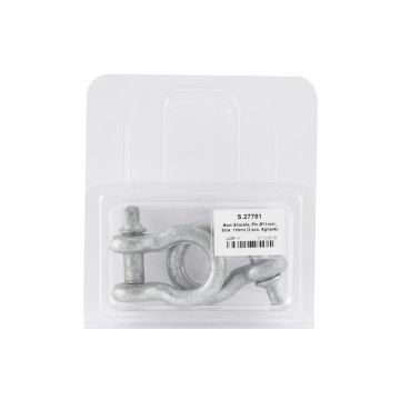 Fermoir à harpe, Broche Ø11mm, Dim. : 10mm (2 pièces Agripak)