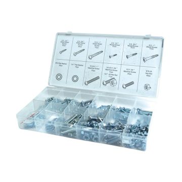 Assortimentsdoos bouten moeren ringen inch 347 stuks Assortimentsdoos