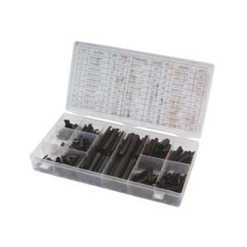 Plasticdoos Spanstiften - 5/16 - 1/4, 315 stuks (DIN or Standard No.: DIN 1481) Assortimentsdoos.