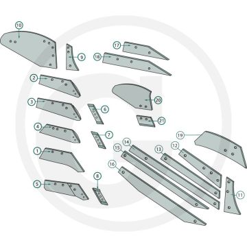 Risterstrip SRP350W1 - rechts(Rabe)
