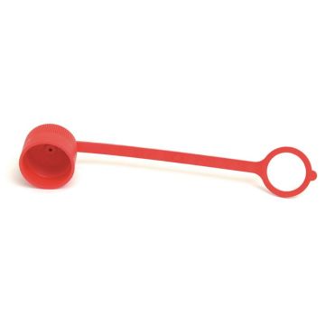 Capuchon de poussière Raccord à face plate 1/2'' femelle rouge