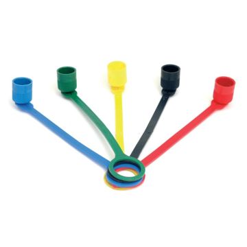 Capuchon de poussière Raccord femelle 1/2'' vert à face plate