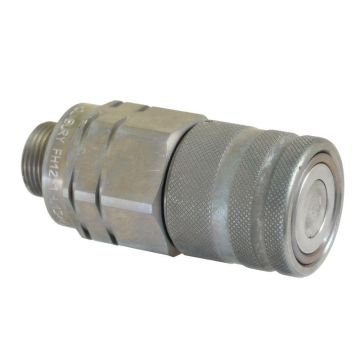 Raccord rapide femelle 3/8'' à joint plat HF08-1-L1218 sortie M18 x 1,50 Joint plat HF08-1-L1218 sortie M18 x 1.50 Métrique