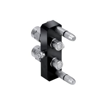 Accouplement Multifaster 2 Ports 3/8'' x 1/2'' insertion BSP pièce mobile 2PB06