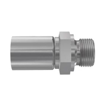 Parker BSP 60° Perskoppeling 1'' x 1'' - 11TPI Man Recht