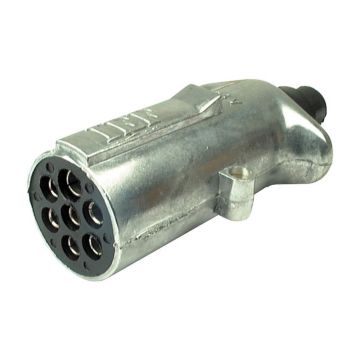 ALUMINIUM STEKKER 7-POLIG 24V