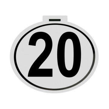 Kilometer Sticker 20 Km/h