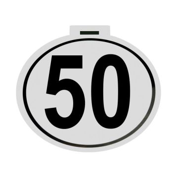 Kilometer Sticker 50Km/h