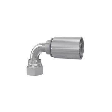 Parker JIC 37° Perskoppeling 1/2'' x 3/4'' - 16TPI Vrouw Wartel 90°