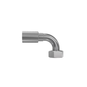 Parker Metrisch 24° Perskoppling 3/8'' x M22 x 1.50 (15L) Vrouw Wartel met O-Ring 90°