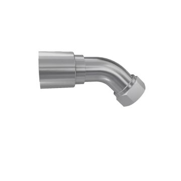 Parker Metrisch 24° Perskoppeling 5/16'' x M18 x 1.50 (12L) Vrouw Wartel met O-Ring 45°