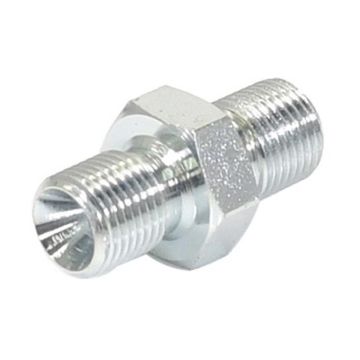 Hydraulisch verloopstuk 1/8'' BSP Man x 1/8'' BSP Man