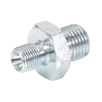 Hydraulisch verloopstuk 1/8'' BSP Man x 1/4'' BSP Man