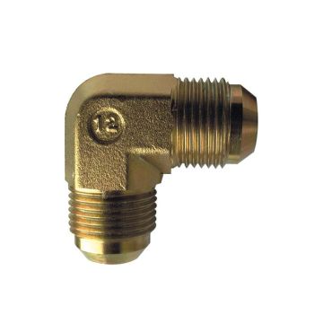 Hydraulisch verloopstuk 9/16'' JIC Man x 9/16'' JIC Man 90° Haaks