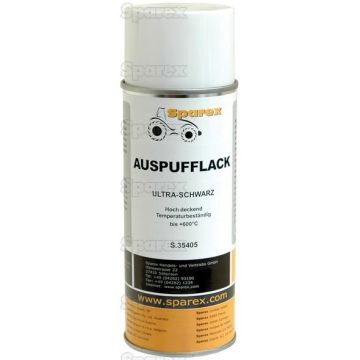 Verf - Hitte bestendig, Zwart 400 ml spuitbus