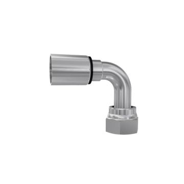 Parker ORFS Perspilaar 1/4'' x 9/16'' - 18TPI Vrouw Wartel 90° (Lang)