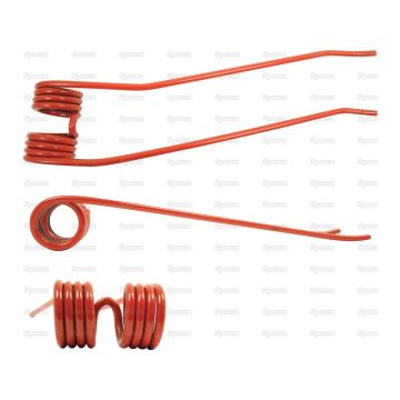 Harktand - Links - Lengte:441mm, Breedte:92mm, Ø8mm - Vervanging voor Fella, New Holland, Stoll