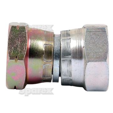 Hydraulisch verloopstuk 1/2'' BSP Wartelmoer, vrouwelijk x M20x1.50 Metrisch Wartelmoer, vrouwelijk
