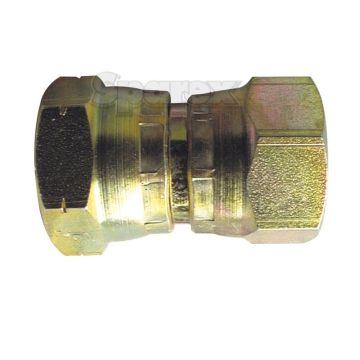 Hydraulisch verloopstuk 1/2'' BSP Wartelmoer, vrouwelijk x M22x1.50 Metrisch Wartelmoer, vrouwelijk