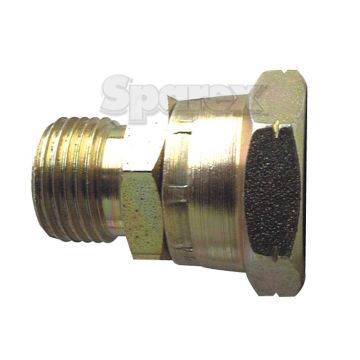 Hydraulisch verloopstuk 3/8'' BSP Man x M14x1.50 Metrisch Wartelmoer, vrouwelijk