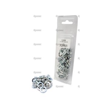 Veerring, ID: 8 - 12mm (Din 127B) 80stuks Agripak