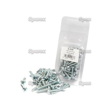 Assortiment zelftappende schroeven kruiskop 2.9 - 5.5 verzinkt DIN 7981B Agripak