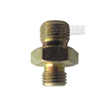 Hydraulisch verloopstuk 9/16'' SAE Man x 3/8'' BSP Man