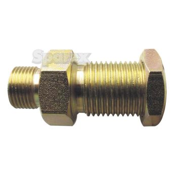 Hydraulisch verloopstuk 3/8'' BSP Man x 1/2'' BSP Mannelijk Schot met Zelfborgend