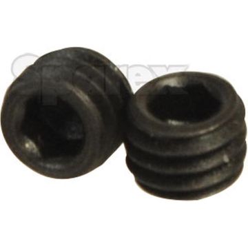 Inbusstelbout zwart M6x5 14.9 DIN 916