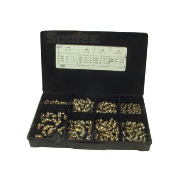 Vetnippel - M6, M8, M10 Assortiment (Handipak 180 stuks)