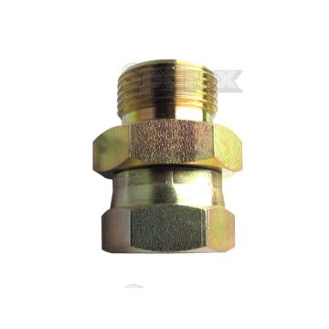 Hydraulisch verloopstuk 1/2'' BSP Man x 3/8'' BSP Wartelmoer, vrouwelijk