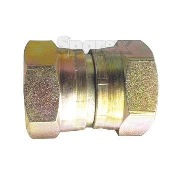 Hydraulisch verloopstuk 1/2'' BSP Wartelmoer, vrouwelijk x 1/2'' BSP Wartelmoer, vrouwelijk