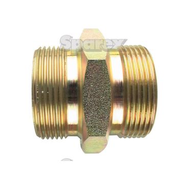 Adaptateur hydraulique (limité à 1/32'') 3/8'' BSP mâle x 3/8'' BSP mâle x 3/8'' BSP femelle. BSP mâle x 3/8 BSP mâle