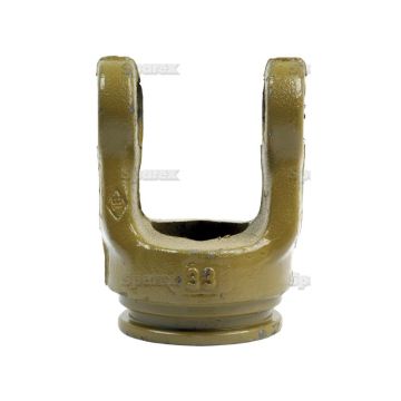Aftakas Profielpijpgaffels (Afm. Kruisstuk: 23.8 x 61.2mm) Profiel: Citroen, Maat: 34.5 x 4mm, Ref: Ov.