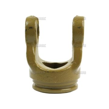 Aftakas Profielpijpgaffels (Afm. Kruisstuk: 27 x 74.5mm) Profiel: Citroen, Maat: 39.5 x 4.5mm, Ref: 1b.