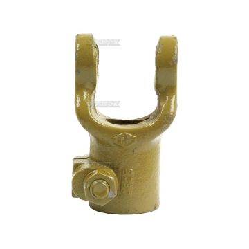 Aftakas Klemboutgaffels (Afm. Kruisstuk: 22 x 54.8mm) Boring Ø25mm, Sleutelmaat: 8mm.