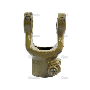 Aftakas Klemboutgaffels (Afm. Kruisstuk: 27 x 74.5mm) Boring Ø35mm, Sleutelmaat: 10mm.