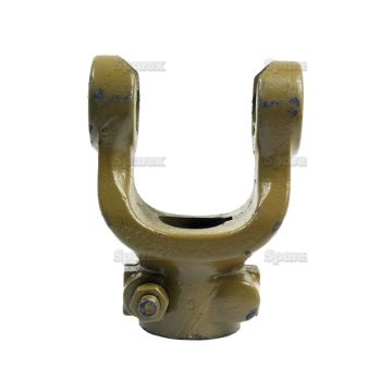 Fourche à boulon de serrage de la transmission (Dim. traverse : 35 x 106.5mm) Alésage Ø40mm, Taille de la clavette : 12mm.