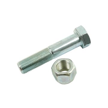 Schraube + Mutter - , Nylonmutter (5/8" x 31/2" UNF)