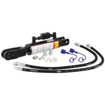 Hydraulische stabilisator (Met: Slangen) -  Vork Gat Ø 19mm -  Vork Gat Ø 22x48mm - Min. Lengte: 490mm, Cylinder binnen Ø: 70mm.