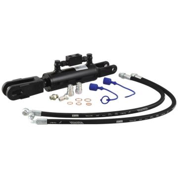 Hydraulische stabilisator (Met: Slangen) -  Vork Gat Ø 22mm -  Vork Gat Ø 23x50mm - Min. Lengte: 480mm, Cylinder binnen Ø: 70mm.