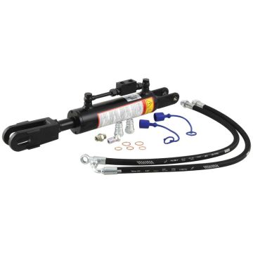 Hydraulische stabilisator (Met: Slangen) -  Vork Gat Ø 22mm -  Vork Gat Ø 22x48mm - Min. Lengte: 600mm, Cylinder binnen Ø: 70mm.