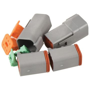 Deutsch-connector Navulling 6 Polig 2 x Man, 2 x Vrouw (Bag)